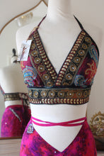 Load image into Gallery viewer, Midnight Orchid Halter Top