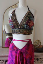 Load image into Gallery viewer, Midnight Orchid Halter Top