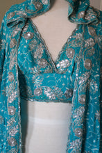 Load image into Gallery viewer, Blue Crush Kimono &amp; Halter Top