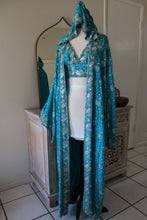 Load image into Gallery viewer, Blue Crush Kimono &amp; Halter Top