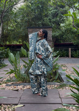 Load image into Gallery viewer, Blue Jungle Robe